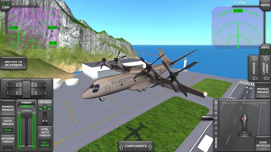 Turboprop Flight Simulator 3D mod apk (much money) v1.24 4