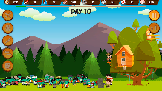 Zombie Forest HD Survival mod apk (Hero high level) v1.37 4