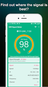 WiFi Signal Strength Meter MOD APK Premium Unlocked 1.1.3 screenshot