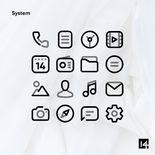Aline Black linear icon pack Patched APK 1.1.8 4