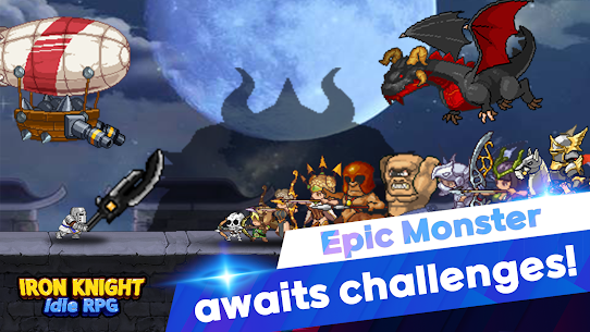 Iron knight Nonstop Idle RPG MOD APK No Balloon CD 1.3.3 2