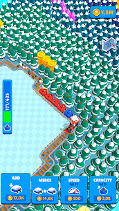 Train Miner Idle Railway Game MOD APK Menu Unlimited Money 1.7.3 3