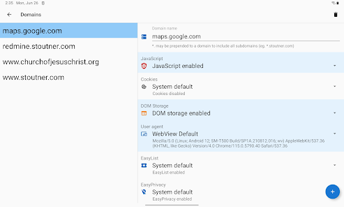 Screenshot 7 for Privacy Browser Paid APK 3.17