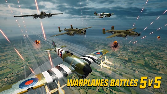 Wings of Heroes plane games MOD APK No Reload Cooldown 1.1.4 2
