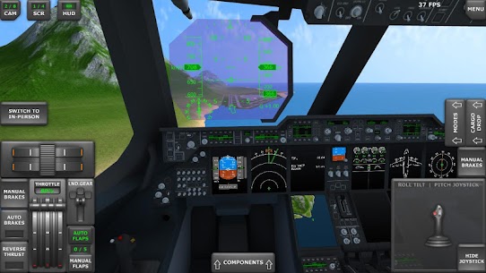 Turboprop Flight Simulator 3D mod apk (much money) v1.24 3