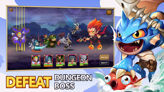 Heroes Legend Idle Battle War mod apk (MENU MOD/DMG/DEFENSE MULTIPLE) v2.4.5 1