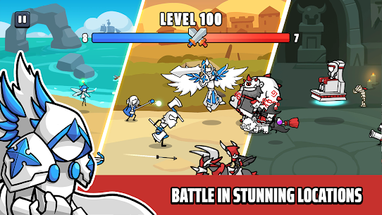War Tactics Cartoon Army MOD APK Unlimited Diamonds Gold 1.2.6 4