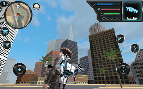 Jetpack Hero Miami Crime MOD APK Unlimited Upgrade Points 1.8.3 4
