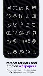 Vera Outline White Icon Pack Patched APK 5.6.2 2